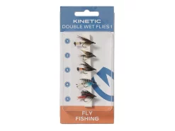 Kinetic Wet Flies Dubble Hook 1 5pcs
