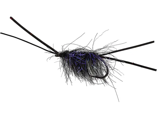 Unique Flies Unique Fyggi UV Black #8 3 Unique Flies Unique Fyggi UV Black #8